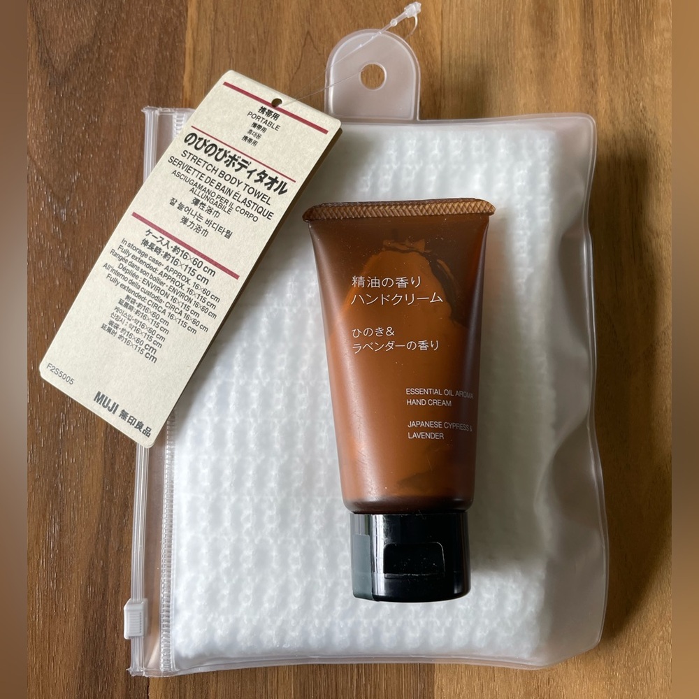 Muji Hand Cream And Body Towel